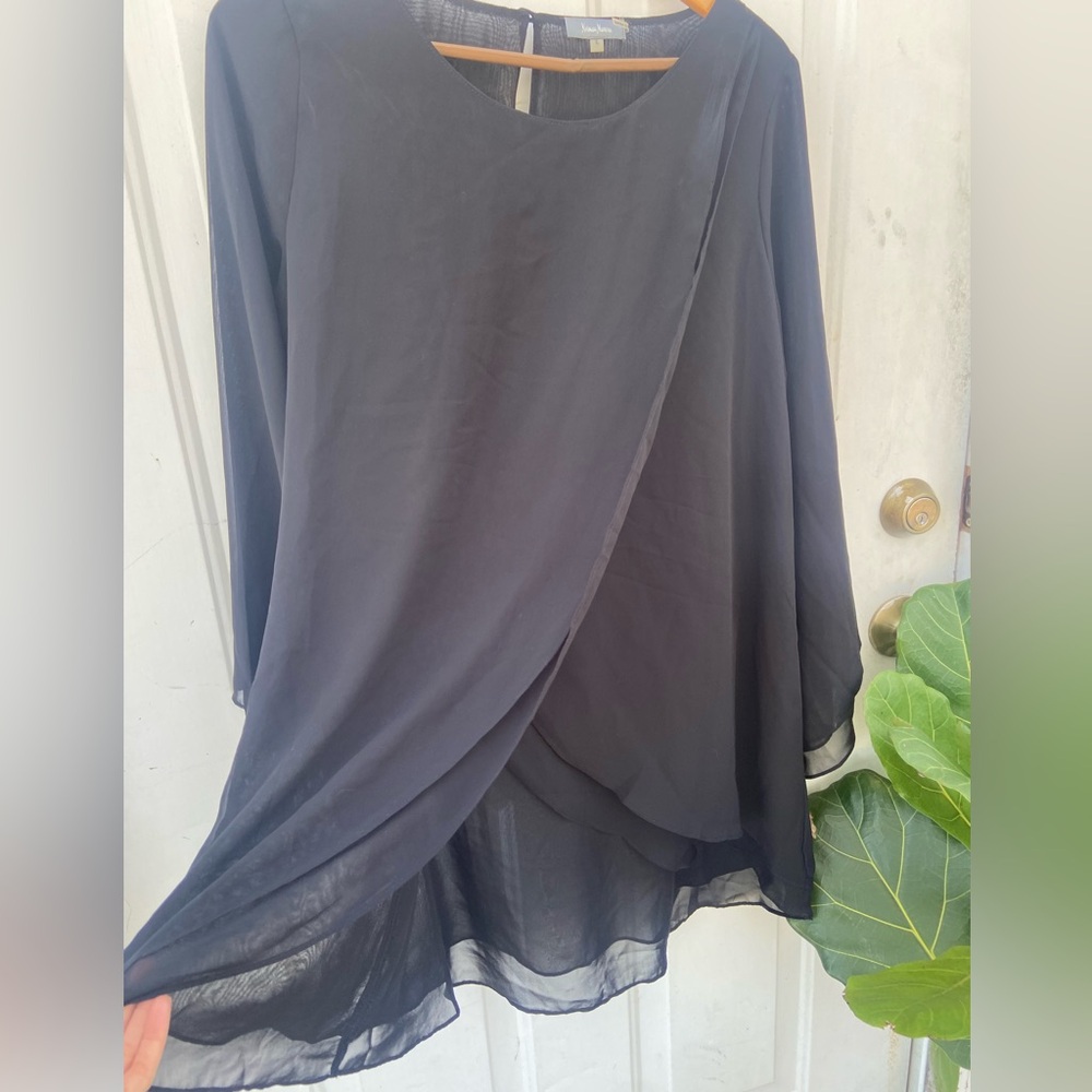 Neiman Marcus  sheer blouse